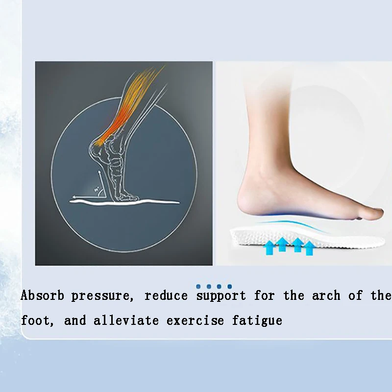 AliExpress Shock-Absorbing Breathable Sports Insoles for Men, view 2