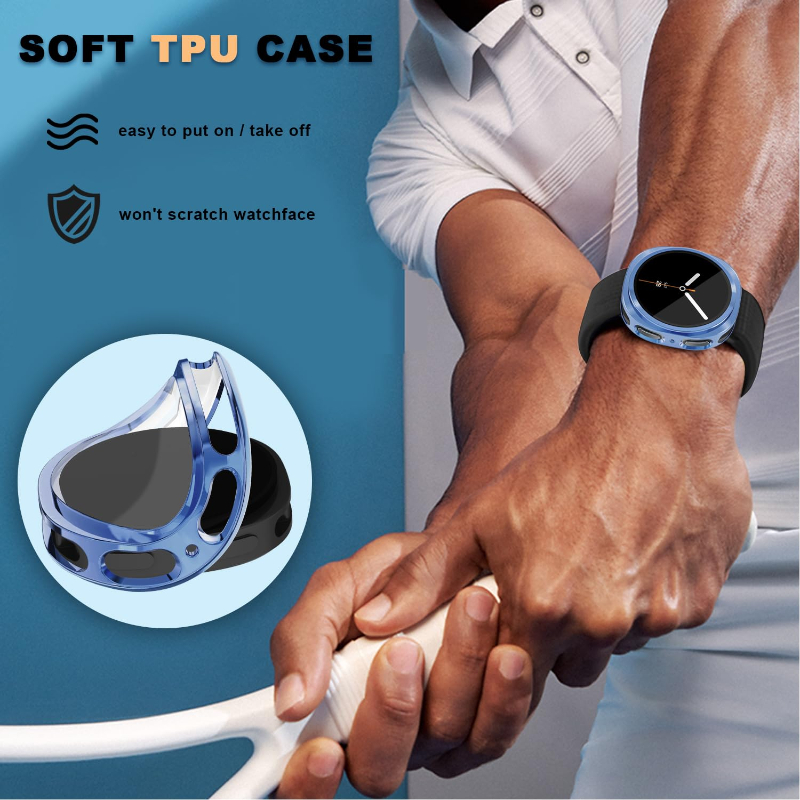 AliExpress Soft TPU Bumper Case and Film for Galaxy Watch 8, view 5