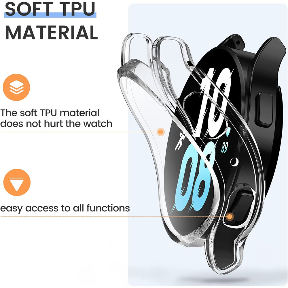 AliExpress Soft TPU Protective Case for Galaxy Watch 4-7, view 3