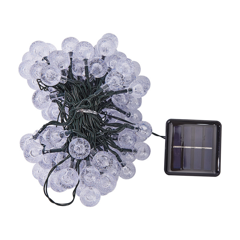 AliExpress Solar Bubble Balls Lamp String Lights Outdoor Water Drops Outdoor Waterproof Orb Christmas Lights Patio Holiday Party, view 3