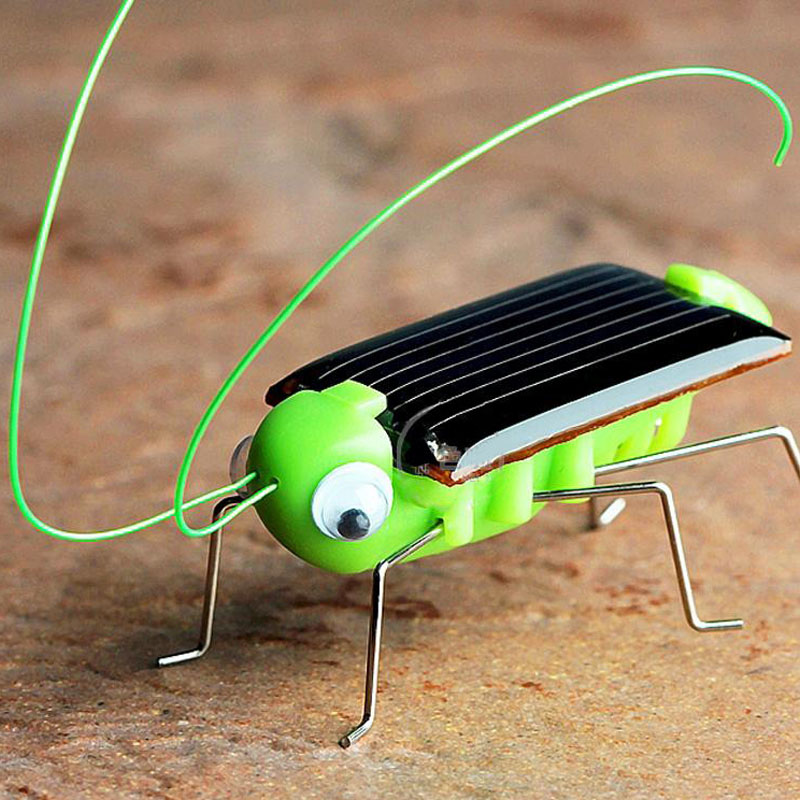 AliExpress Solar Grasshopper Toy Puzzle Children Selected Gift Simulation Insect Gift Boys And Girls Science Education Funny Moving Toy Kid