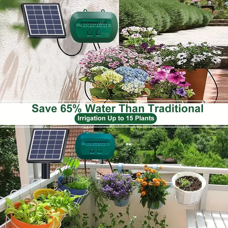 AliExpress Solar Plant Irrigation Kit with Built-In Battery, view 2