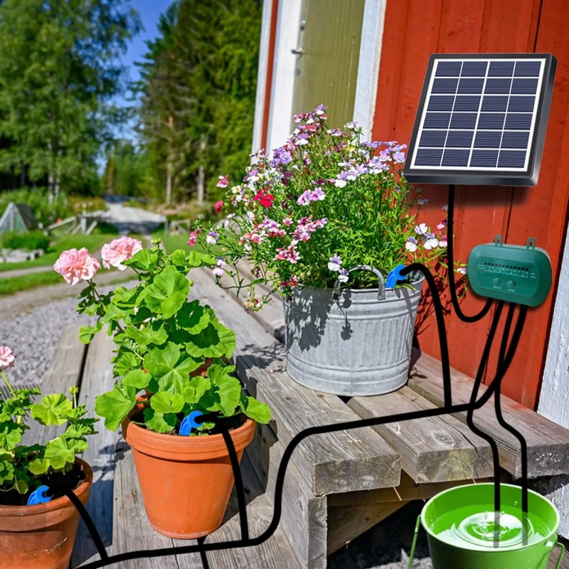 AliExpress Solar Plant Irrigation Kit with Built-In Battery, view 3