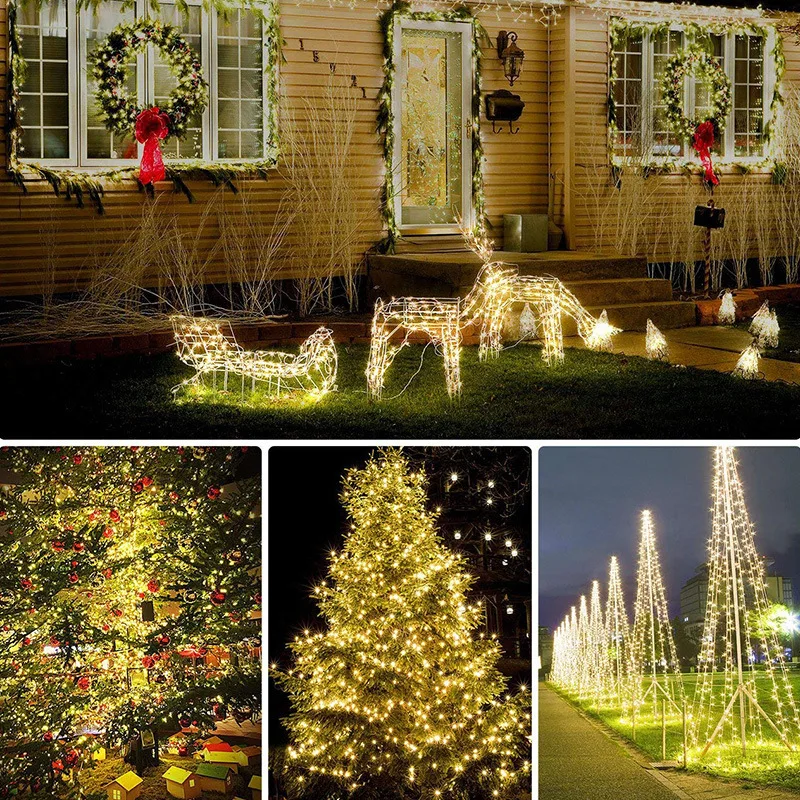 AliExpress Solar Outdoor Waterproof LED Fairy String Lights, view 2