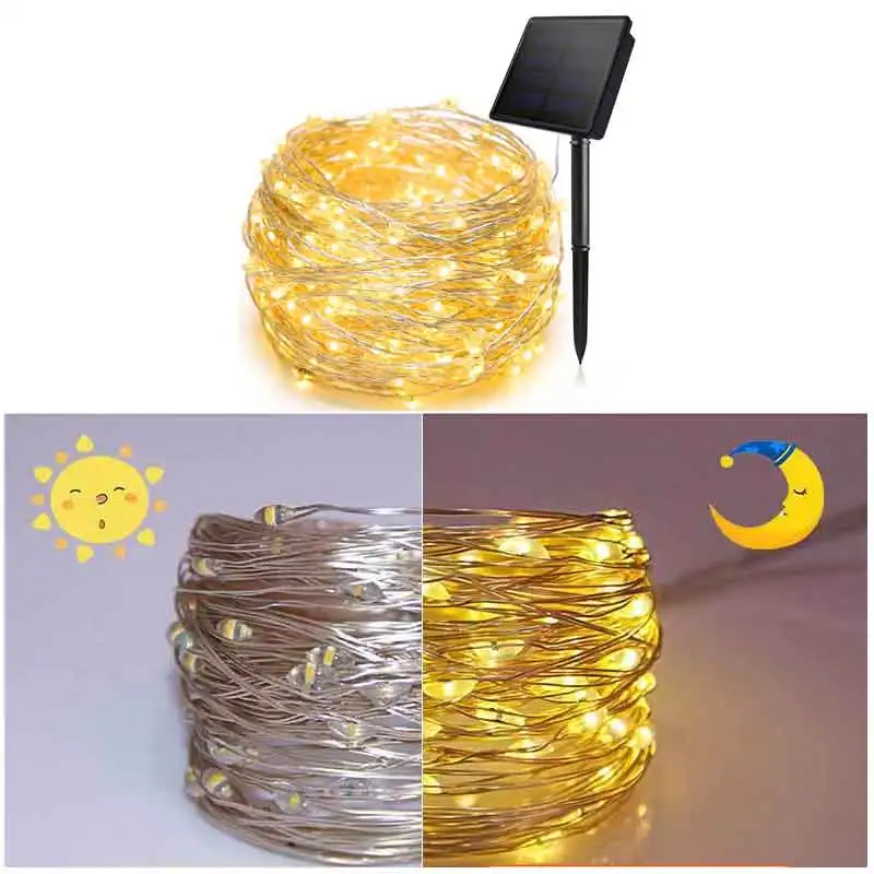 AliExpress Solar Outdoor Waterproof LED Fairy String Lights, view 5