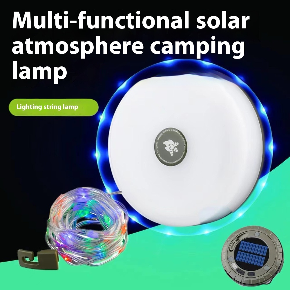 AliExpress 10 m Solar Camping String Light with Hook, view 2