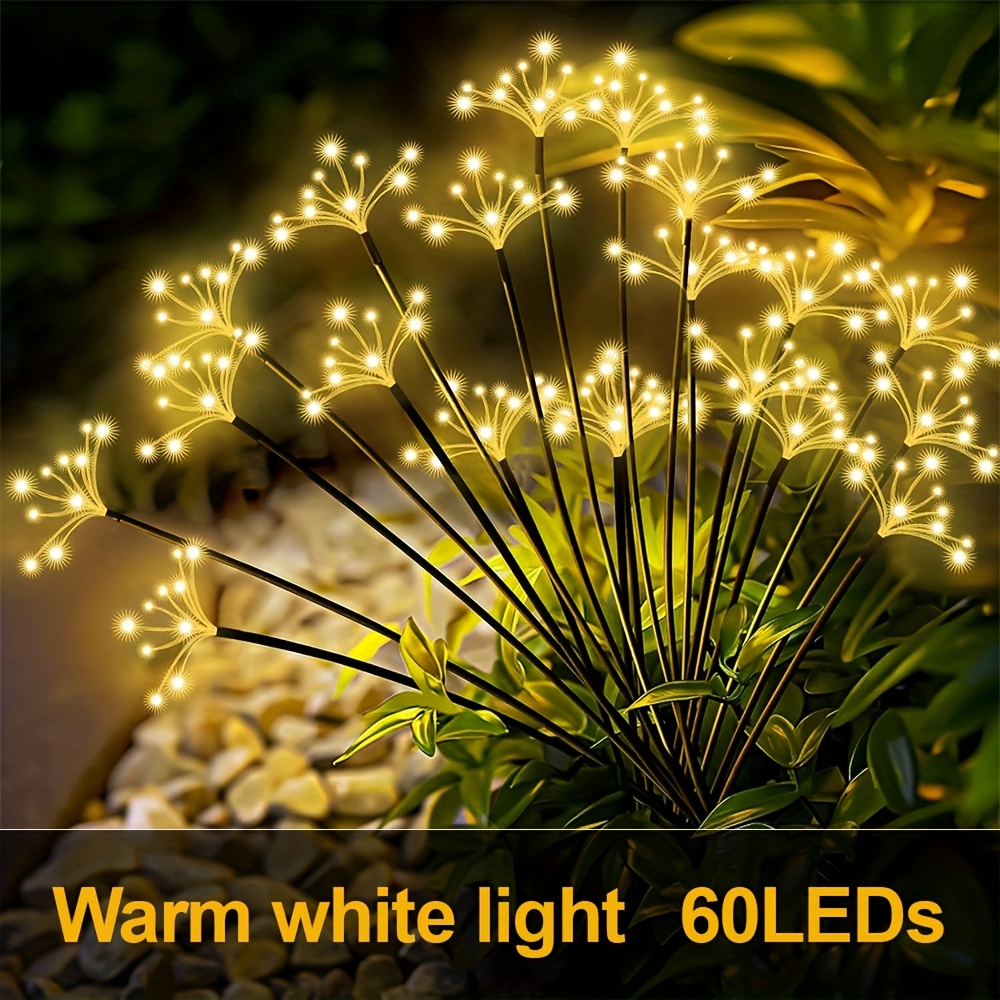 AliExpress Solar Dandelion Firework Fairy String Lights, view 5