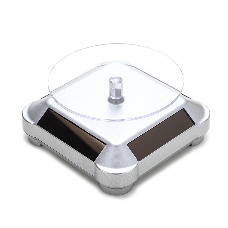 AliExpress Solar Rotating Jewelry Display Turntable, view 4