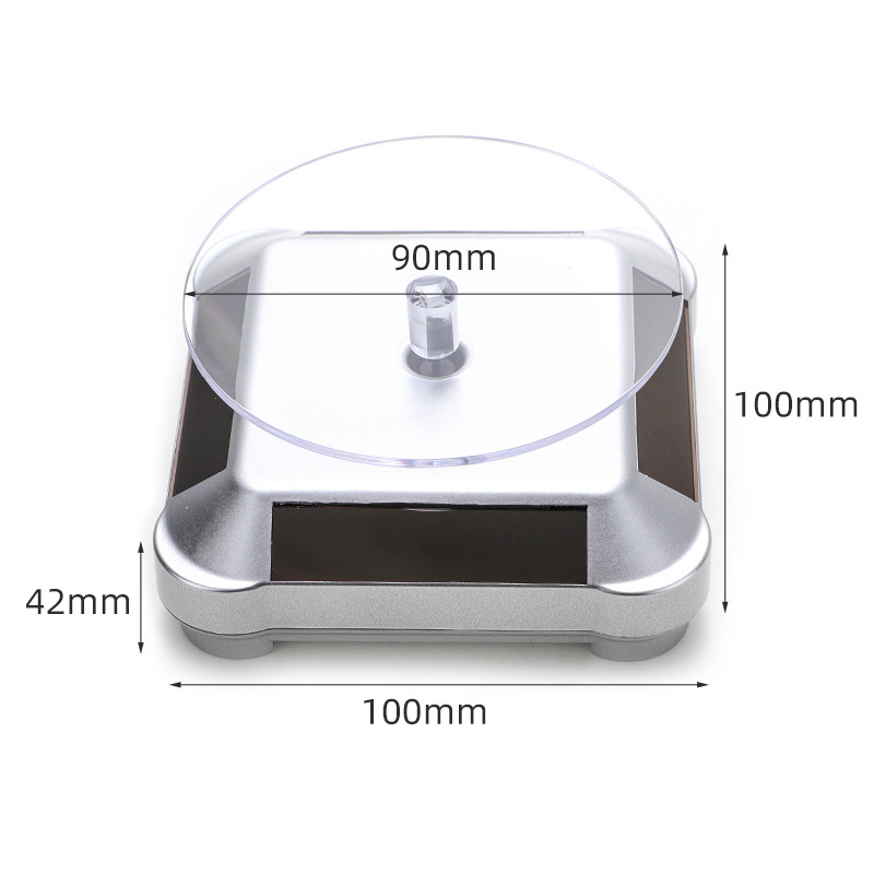 AliExpress Solar Rotating Jewelry Display Turntable, view 6