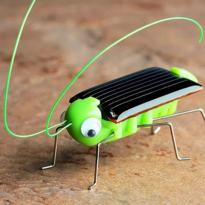 AliExpress Solar Simulation Insect Grasshopper Toy Puzzle Children Selected Gift Gift Boys And Girls Science Education Funny Moving Toy Kid