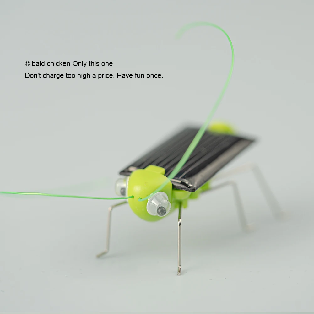 AliExpress Solar Simulation Insect Grasshopper Toy Puzzle Children Selected Gift Gift Boys And Girls Science Education Funny Moving Toy Kid, view 4