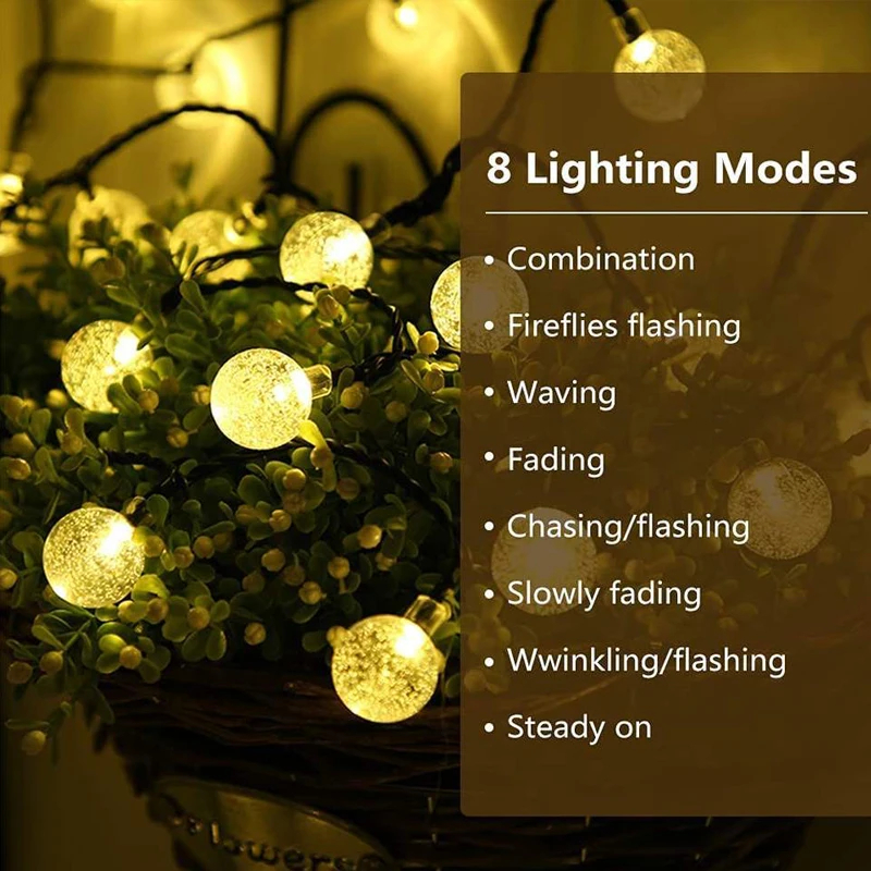 AliExpress Solar Crystal Globe Fairy Lights (60 LED), view 2