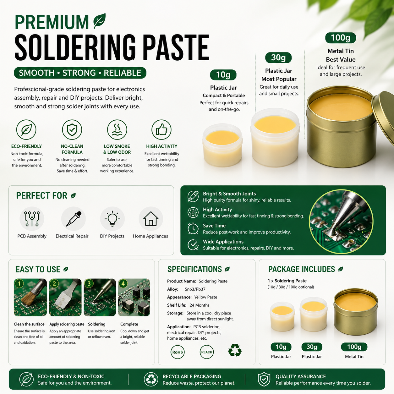 AliExpress Lead-Free Rosin Flux Paste for Electronics, view 2
