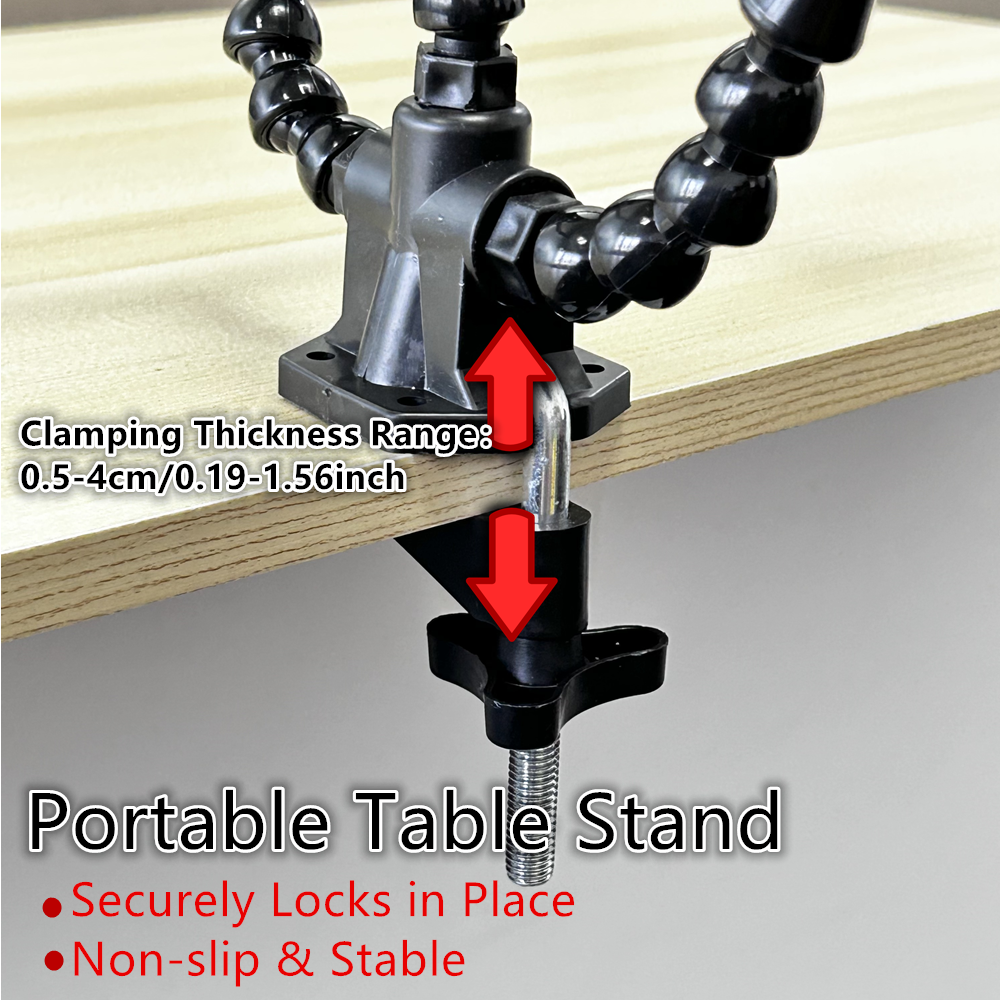 AliExpress Soldering Helping Hands Station with Flexible Arms, view 5