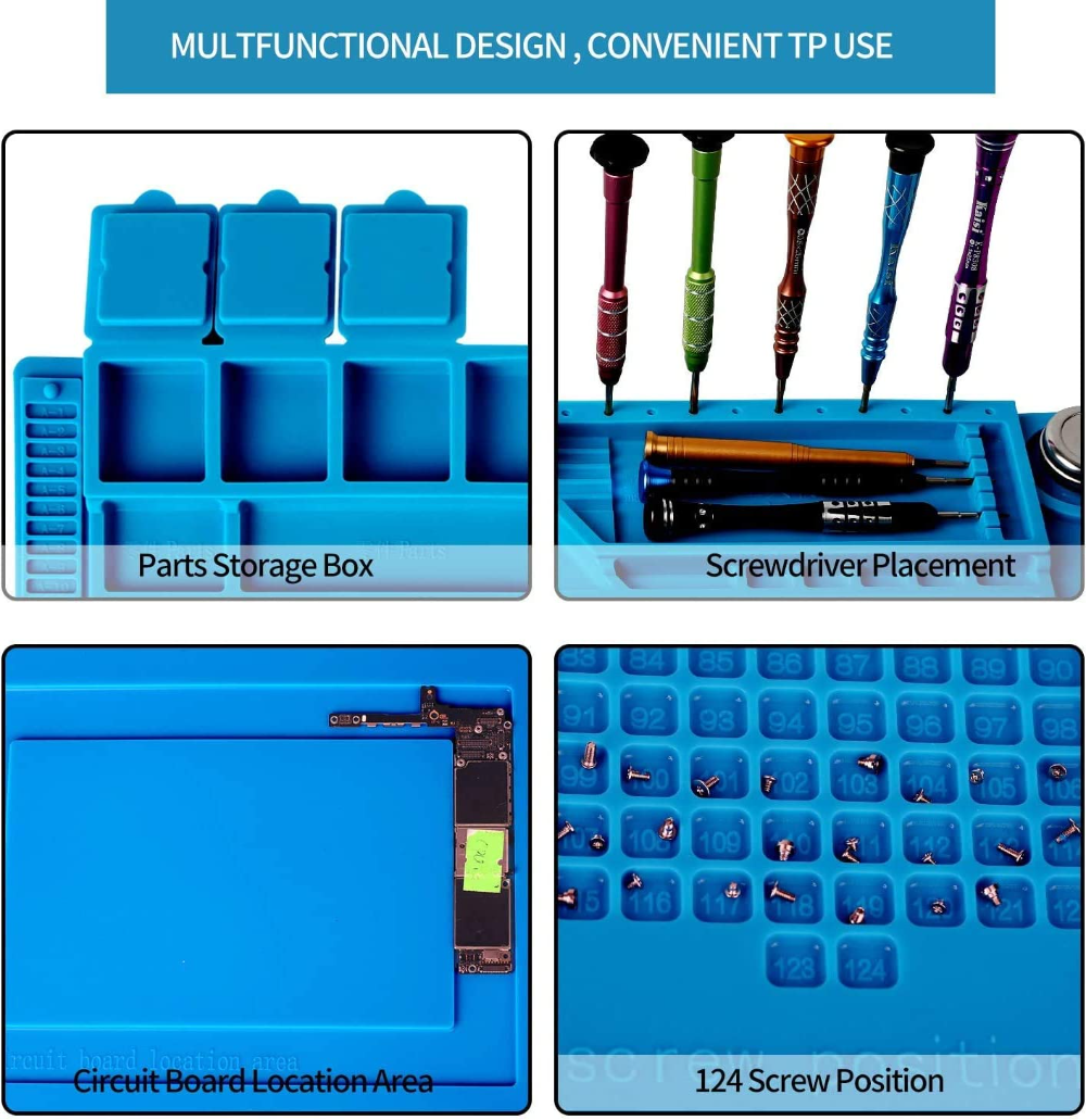 AliExpress Heat-Resistant Silicone Soldering Mat (932F), view 4
