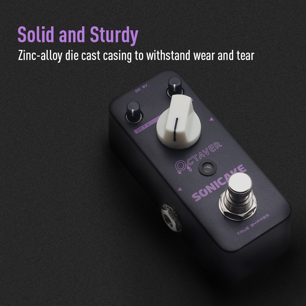 AliExpress SONICAKE Octaver Analog Classic Octave Guitar Bass Effects Pedal QSS-19, view 5