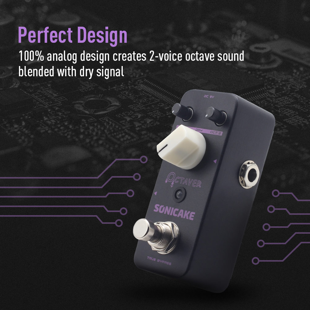 AliExpress SONICAKE Octaver Analog Classic Octave Guitar Bass Effects Pedal QSS-19, view 3