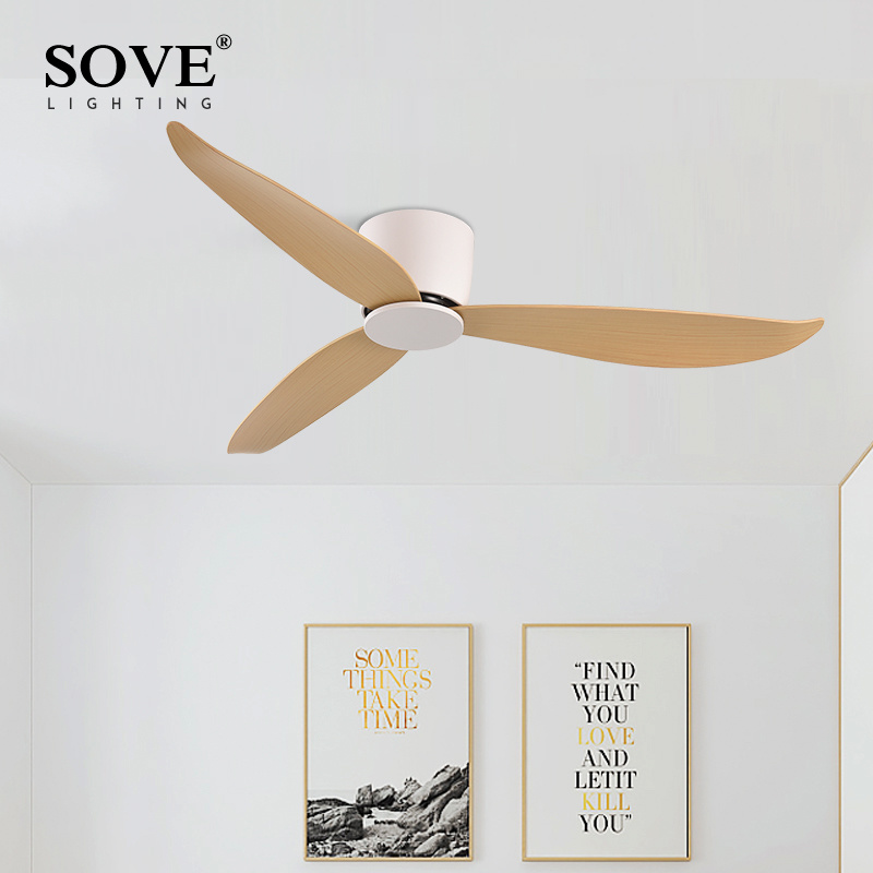 AliExpress SOVE Low Floor Modern BLDC Ceiling Fan with Remote Control Household Use Ventilation Fan Motor Electric Fan Decorative Fans, view 2