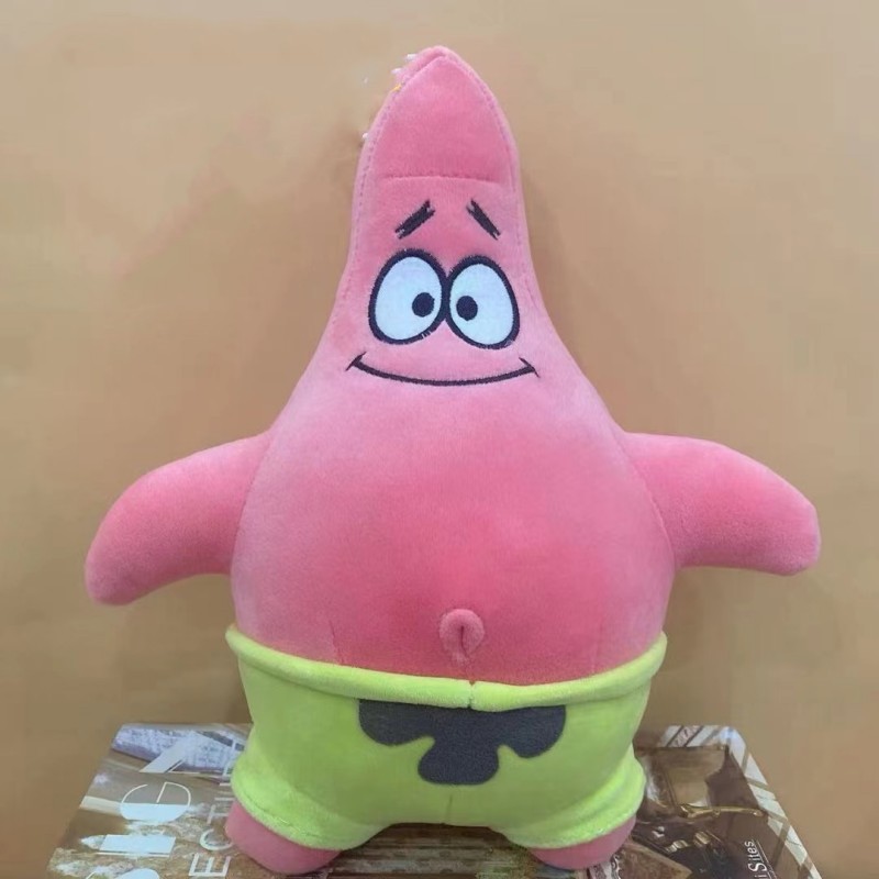 AliExpress Spongebob Patrick Star Eugene H. Krabs Gary the Snail Plush Toy Throw Pillow Halloween Decorations Birthday Gift Boy, view 3