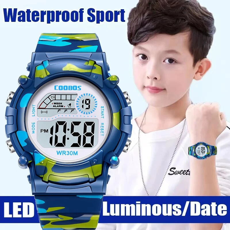 AliExpress Kids Waterproof LED Digital Sports Watch