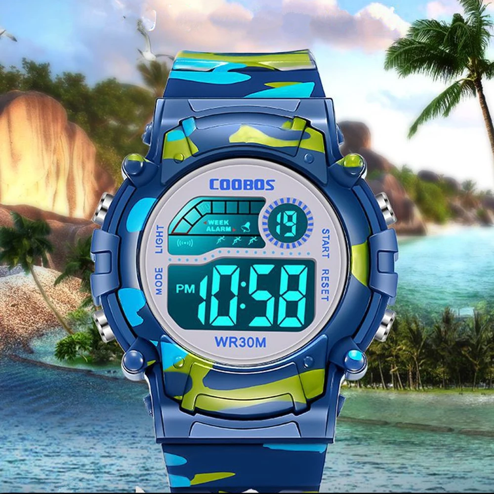 AliExpress Kids Waterproof LED Digital Sports Watch, view 2
