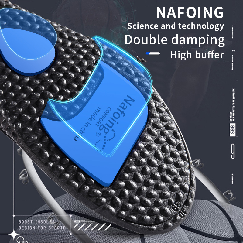 AliExpress Sport Insoles for Shoes Sole Shock Absorption Deodorant Breathable Cushion Running Insoles For Feet Man Women Massage Care Pads, view 3