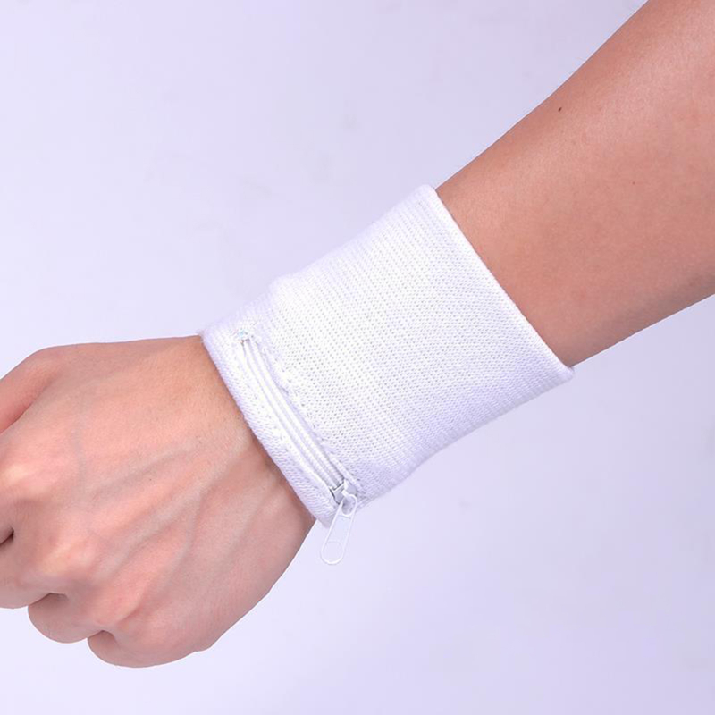 AliExpress Sports Wristband with Zipper Pouch Running Sports Arm Band Bag For MP3 Key Card Storage Bag Basketball Sweatbands Wristband Bags, view 3