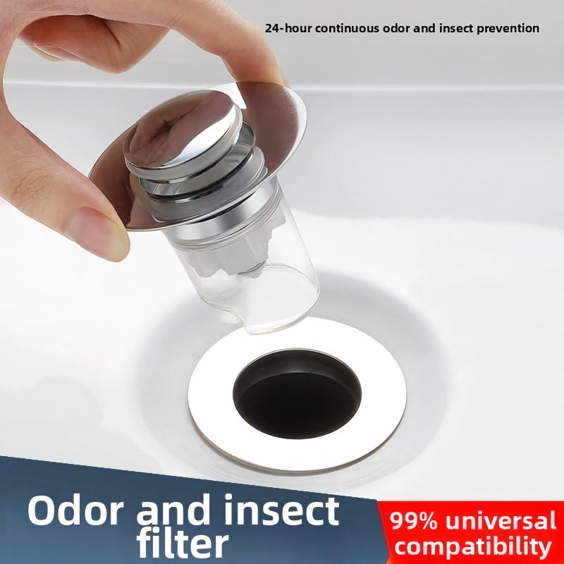 AliExpress Spring Push-Type Sink Drain Plug Stopper Core, view 2