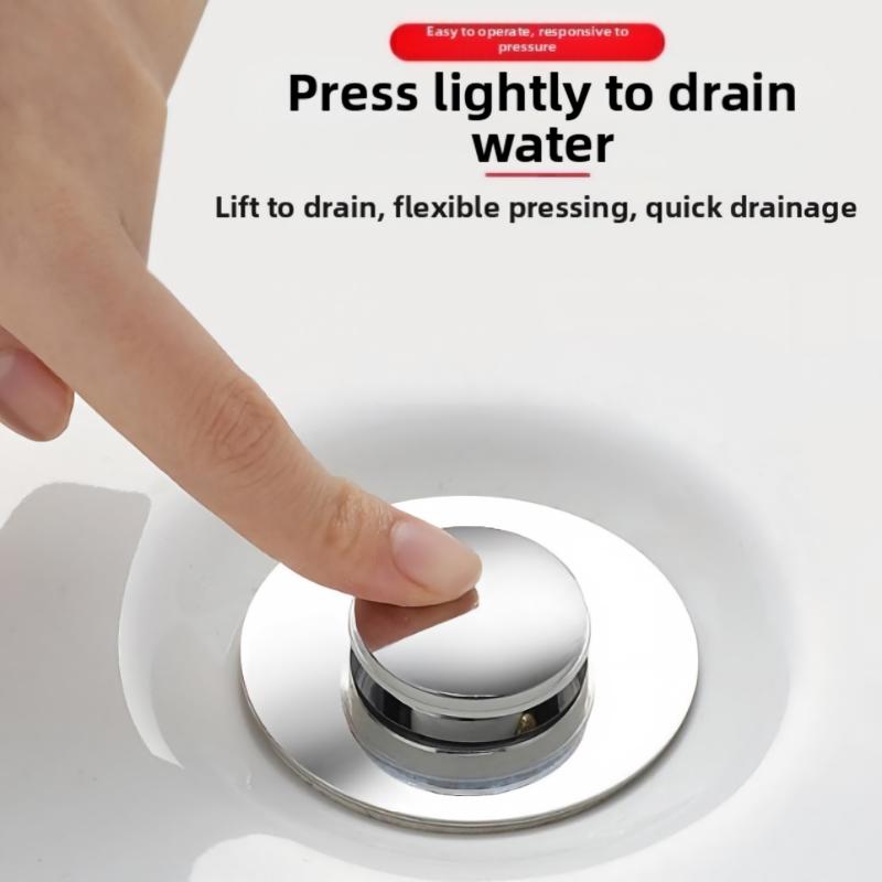 AliExpress Spring Push-Type Sink Drain Plug Stopper Core, view 4