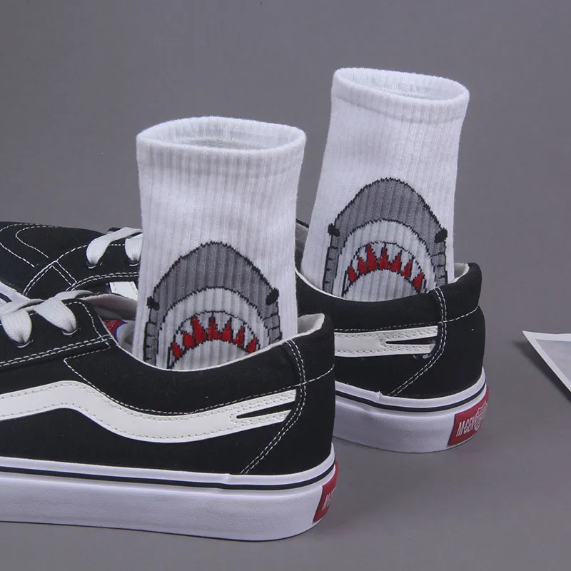 AliExpress Spring summer high Quality Harajuku chaussette Style Socks For Women Men's Cotton Hip Hop Socks Man Meias Mens Calcetines