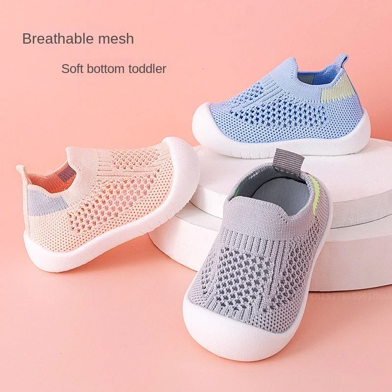 AliExpress Breathable Knit Slip-On Toddler Sneakers