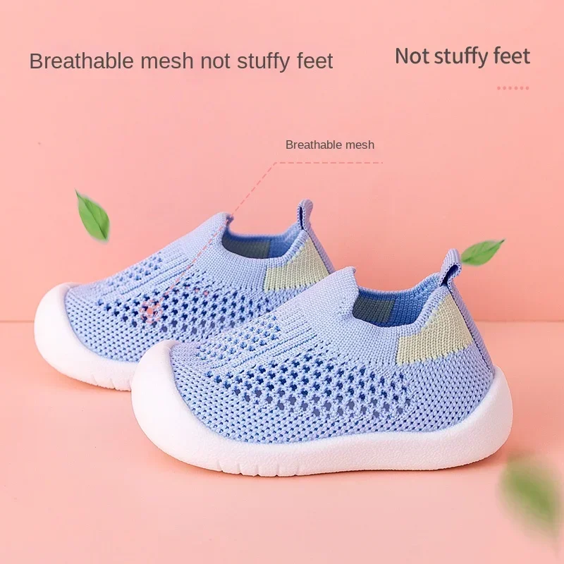 AliExpress Breathable Knit Slip-On Toddler Sneakers, view 2