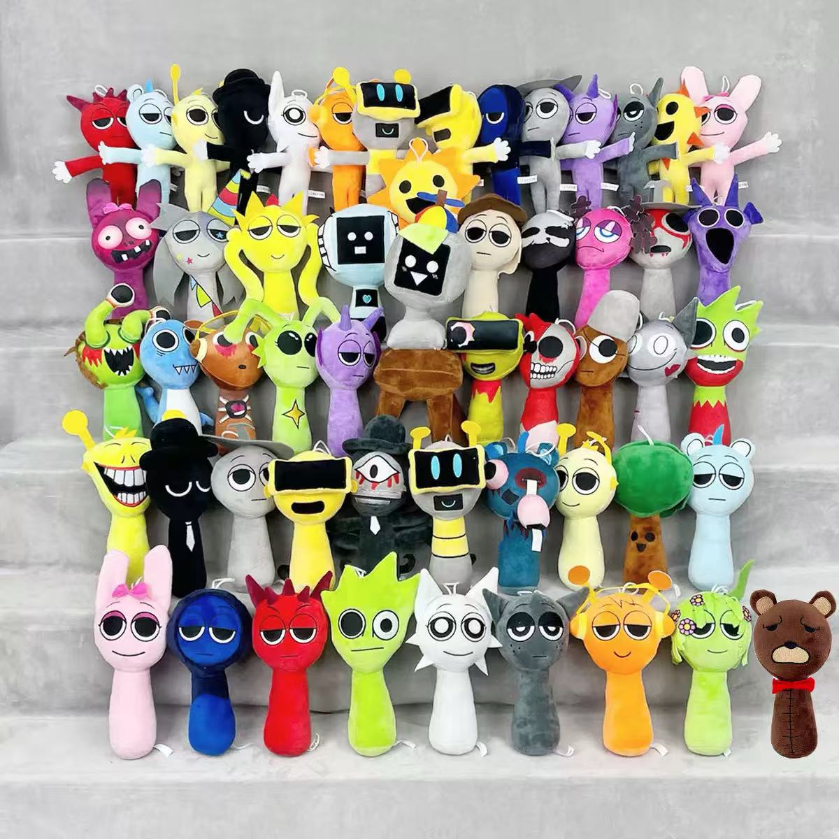 AliExpress Sprunki Plush Toys Sprunki Plushie Doll Singers Oren Wenda Game Cartoon Stuffed Pillow Kids Birthday Christmas Gifts