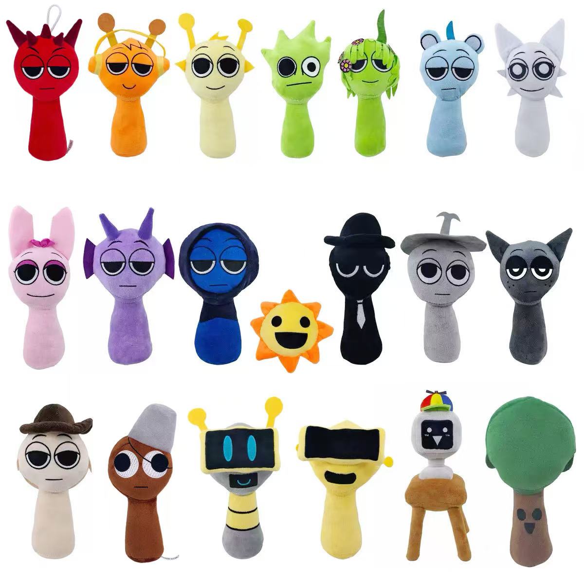 AliExpress Sprunki Plush Toys Sprunki Plushie Sprunki Soft Game Cartoon Pillow Kids Birthday Gifts Stuffed Dolls Christmas Gift