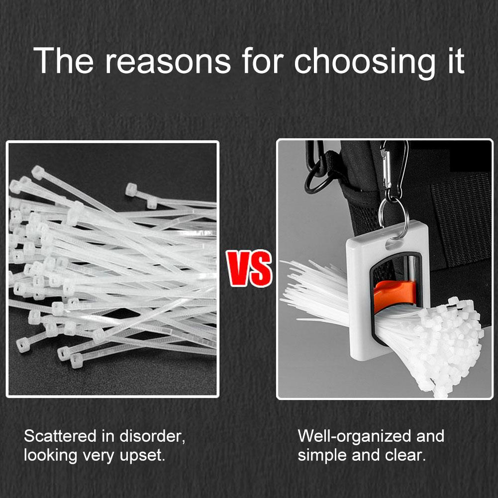 AliExpress Fluorescent Cable Tie Storage Holder, view 5