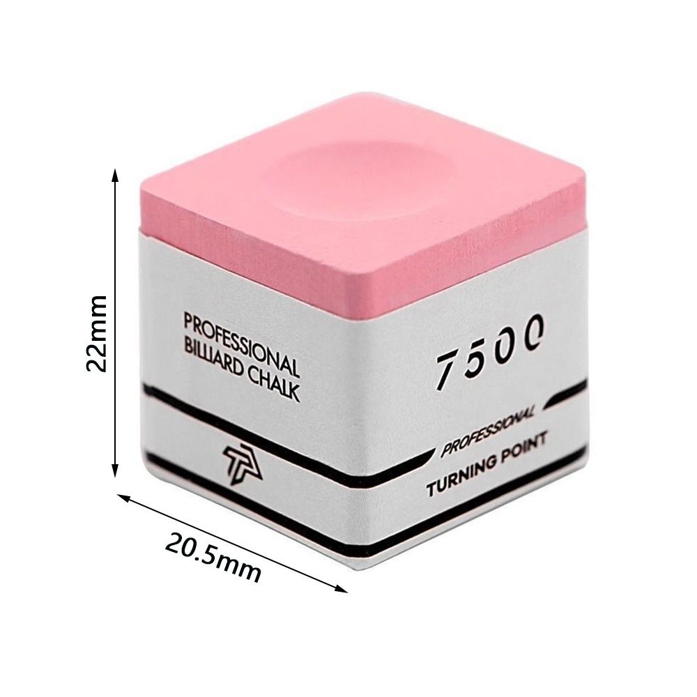 AliExpress Square TP7500 Billiard Chalk Pink/Grey Non-slip Snooker Neutral Pool Chalk Fine Powder Billiard Pool Chalk Billiard Accessories, view 6