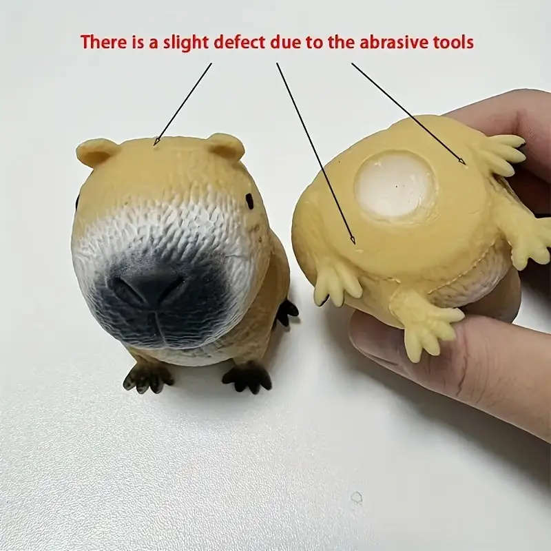AliExpress Squishy Capybara Squeezing Toy Soft Relax Animal Fidget for Adults Stress Relief Toys Halloween Christmas Holiday Party Gifts, view 6