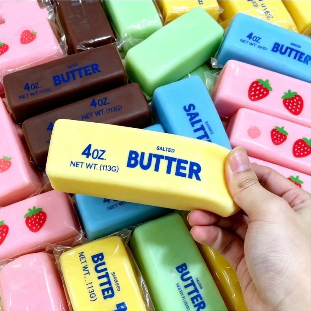 AliExpress Squishy Elastic Butter Stick Fidget Toy blind box Stress Relief Game Funny Decompression Prank Squeeze Toy for Anxiety Relief