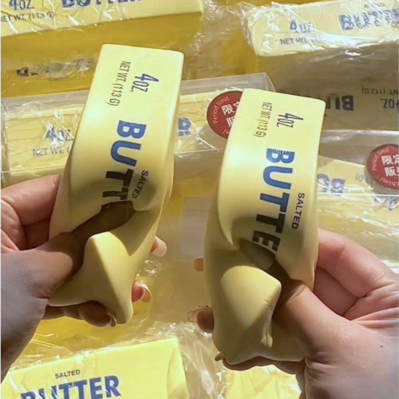 AliExpress Squishy Elastic Butter Stick Fidget Toy Soft Touch Stress Relief Game Funny Decompression Prank Squeeze Toy For Anxiety Relief, view 4