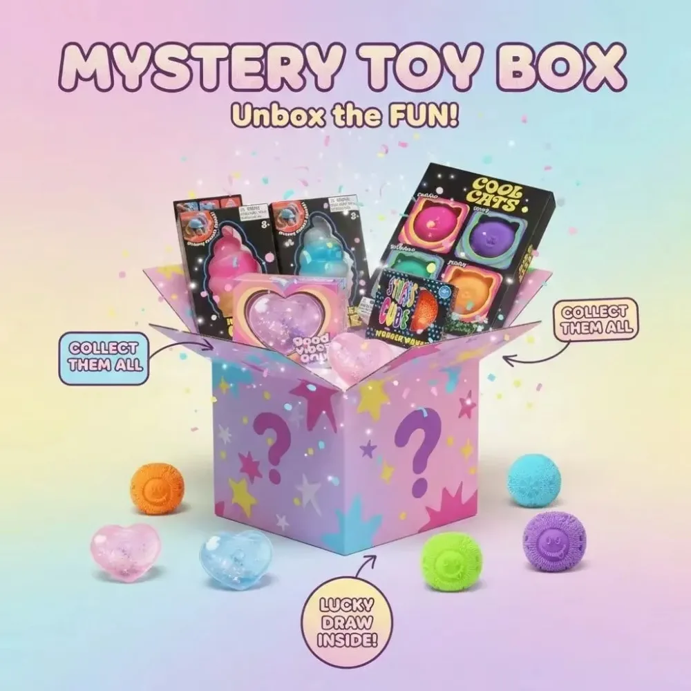 AliExpress Squishy Mystery Box , Slow Rising Fidget Toys Set, Stress Relief Sensory Squeeze Toy, Anti-Anxiety Gift for Kids Adults, view 2