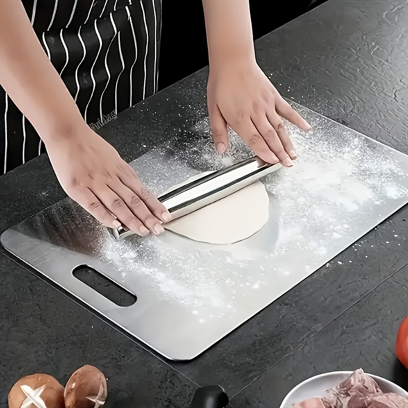 AliExpress Stainless Steel Cutting Board Set with Juice Grooves, view 5