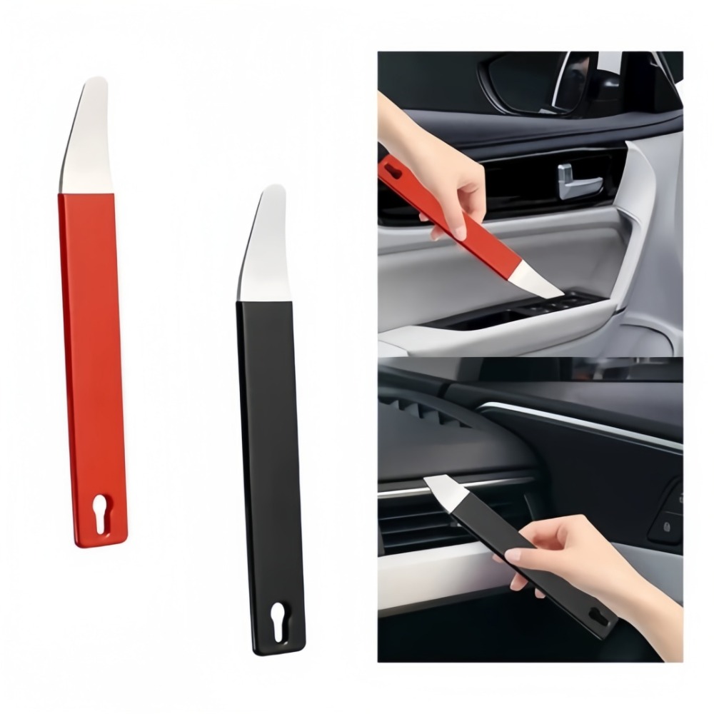 AliExpress Stainless Steel Car Pry Board Car Trim Removal Level Pry Tools Door Panel Audio Terminal Fastener Driver Automotive Repair Parts, view 6
