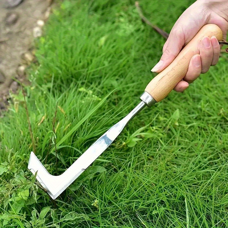 AliExpress L-Shaped Stainless Steel Gap Weeding Tool, view 2