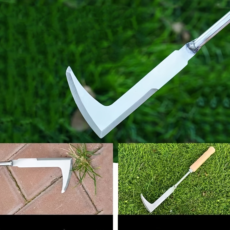 AliExpress L-Shaped Stainless Steel Gap Weeding Tool, view 3