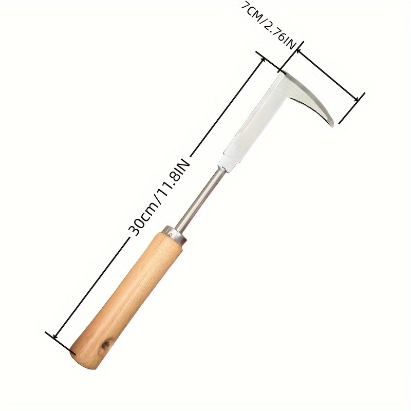 AliExpress L-Shaped Stainless Steel Gap Weeding Tool, view 4