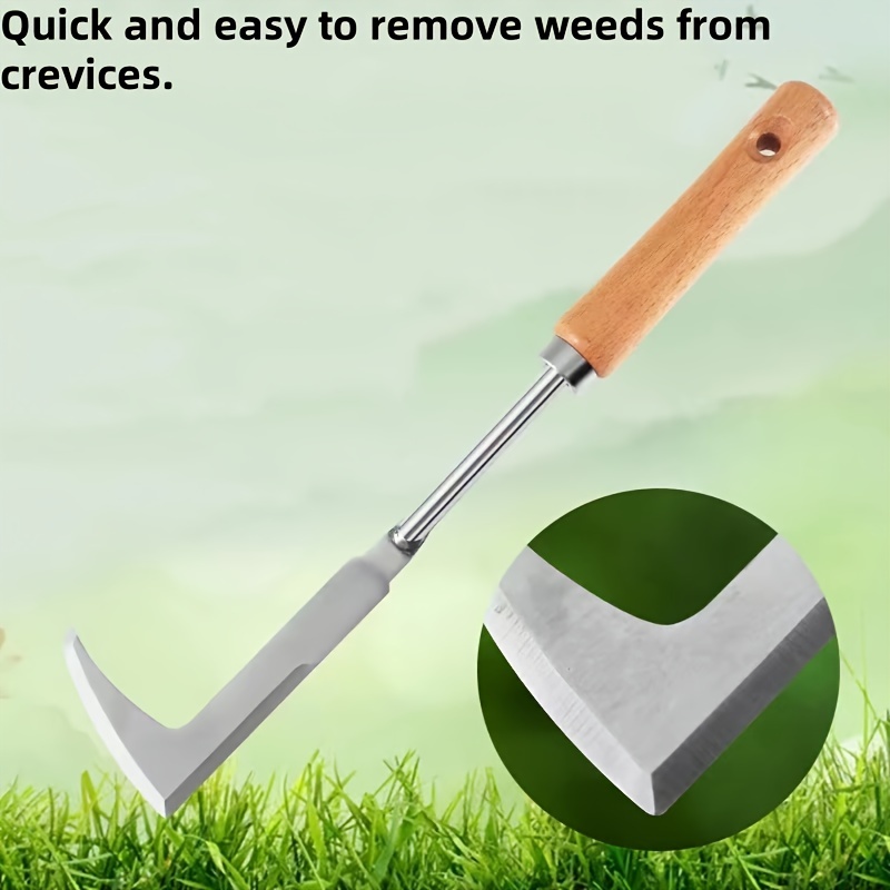 AliExpress L-Shaped Stainless Steel Gap Weeding Tool, view 6