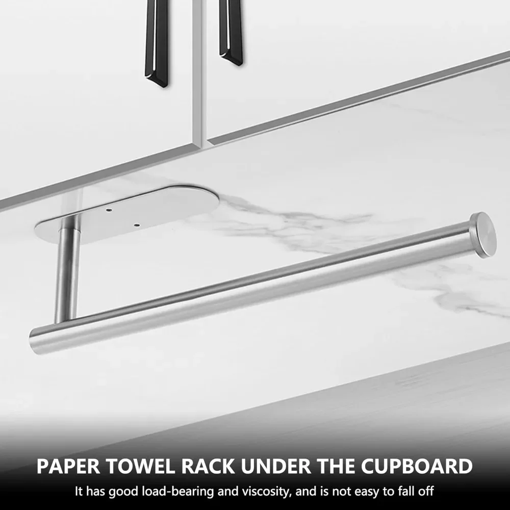 AliExpress Self-Adhesive Stainless Steel Paper Towel Holder, view 2