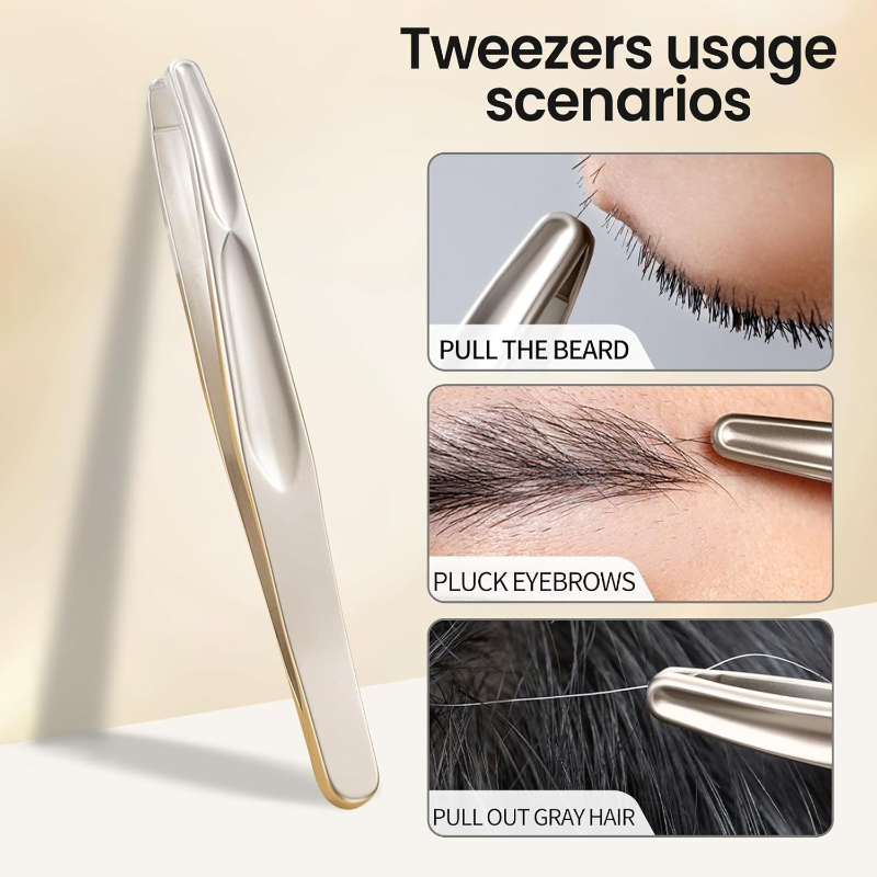 AliExpress Stainless Steel Round-Head Tweezers
