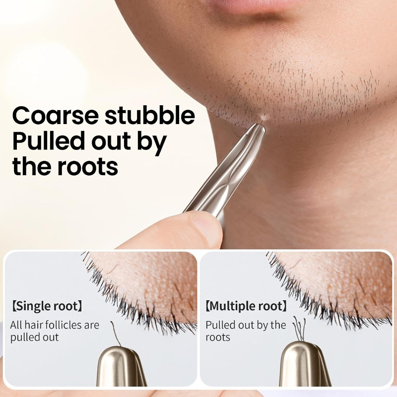 AliExpress Stainless Steel Round-Head Tweezers, view 2