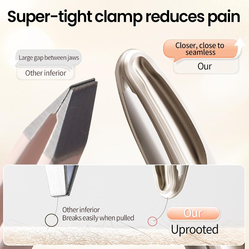 AliExpress Stainless Steel Round-Head Tweezers, view 3